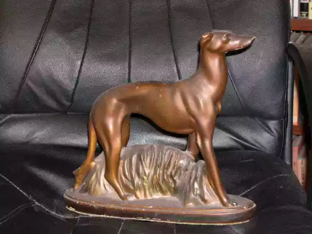 Large Antique Greyhound Dog Model 1930