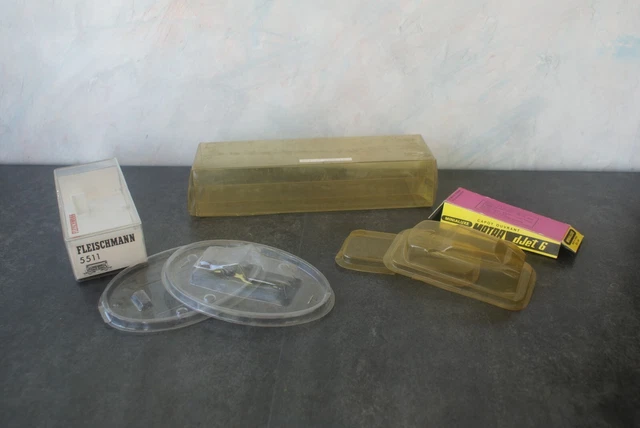 Solido/Norev/ Fleischmann/Minialuxe/Dinky: lot de boîtes vides d'origine