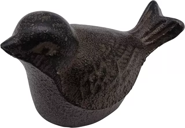 Comfy Hour Antique and Vintage Animal Collection Cast Iron 8  Bird Figurine, Bro 3