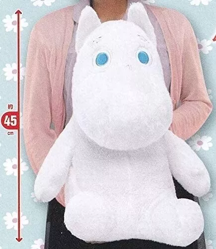 Moomin big fluffy Plush Doll Stuffed toy 45cm TAITO Anime from Japan
