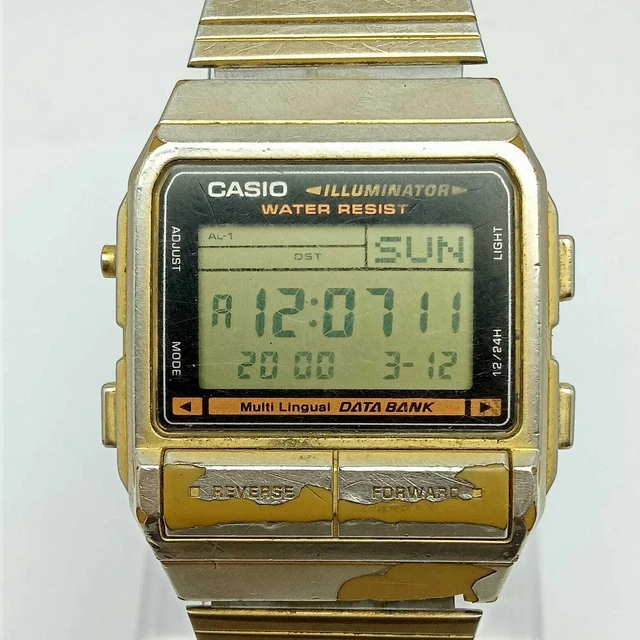 Casio Data Bank DB- 380G Digital Vintage Men’s Watch