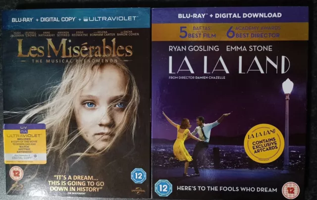 La La Land & Les Miserables Blu-ray Double Deal