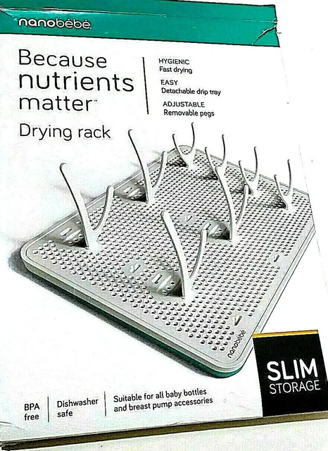 Slim Baby Bottle Drying Mat BPA-Free Adjustable