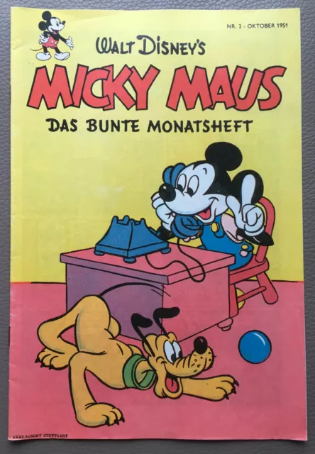 Nachdruck  Micky Maus Heft Nr. 2 / Oktober 1951