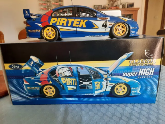 Classic Carlectables 1:18 Ford AU Falcon Stone Brothers Marcus Ambrose 2002