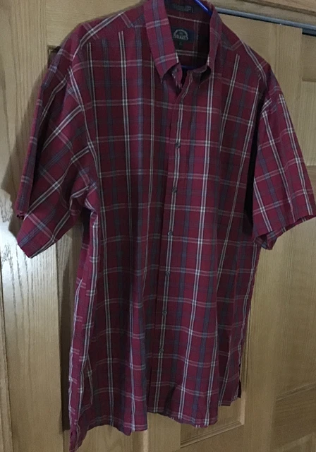 BD Baggies Men's Button Down S/S Shirt Plaid Men's XL/tall Chatham Cloth