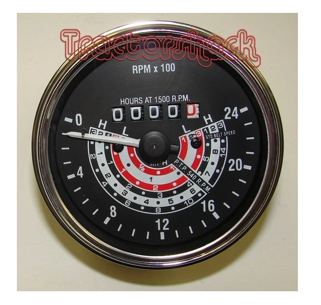 REV COUNTER CLOCK Kph AntiClockwise. Compatible With Massey