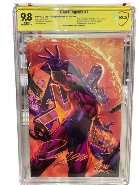 X-Men Legends #1 (2021) CBCS 9.8 23-222349C-013 Signed J. Scott Campbell Store B
