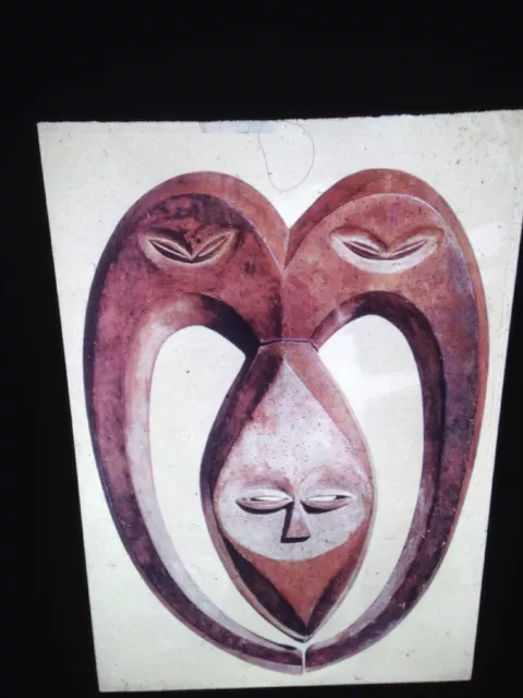 Kwele Congo- Dance Mask- African Tribal Art 35mm Slide