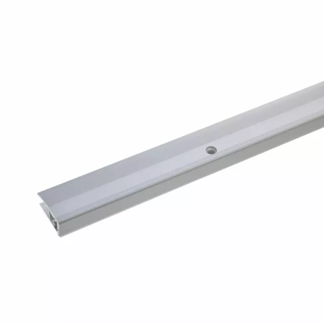 Abschlussprofil 90cm silber 24x7-17mm Aluminium Bodenprofil Teppichleiste