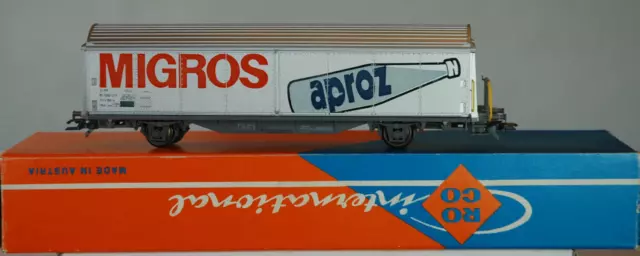 Roco 46158 SBB-CFF Schiebewandwagen Hbis vxy MIGROS aproz