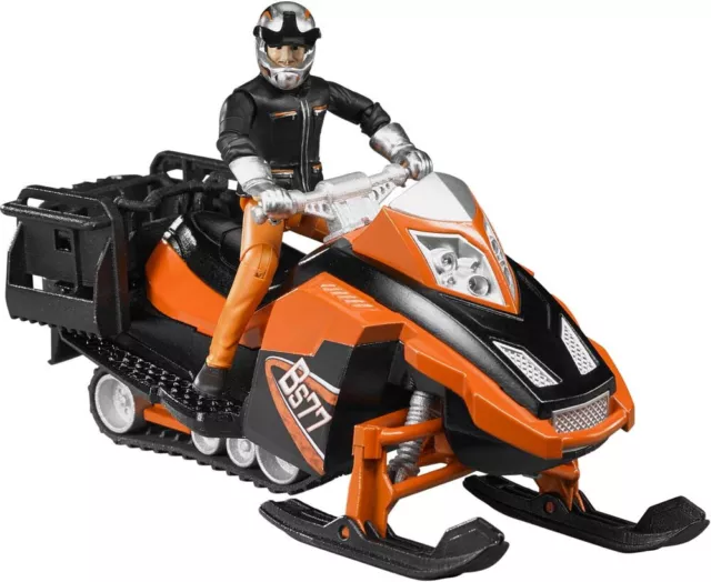 BRUDER, Moto Snow With Character Ech : 1/16, Scale / Ladder 1/16, BRU63101