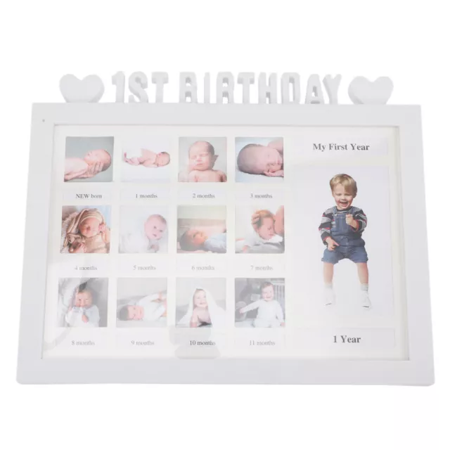 Growth Photo Frame Plastic Newborn Infant Picture Baby First Year