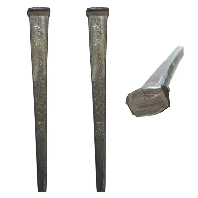 (20) 2" Common Cut Nails Antique