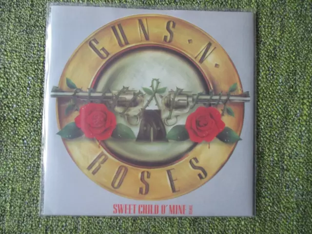 Guns N Roses ; Sweet Child ,O Mine  7"  Black Vinyl Single Geffen Records 1988