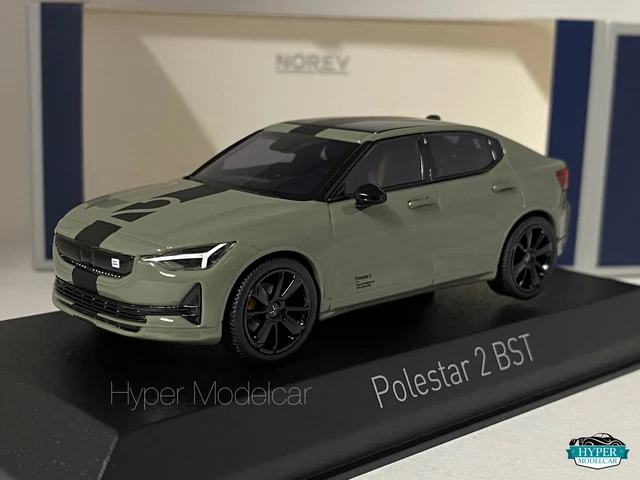 Norev 872010 Polestar 2 2024, Miniature 1/43, Couleur Snow, Neuve