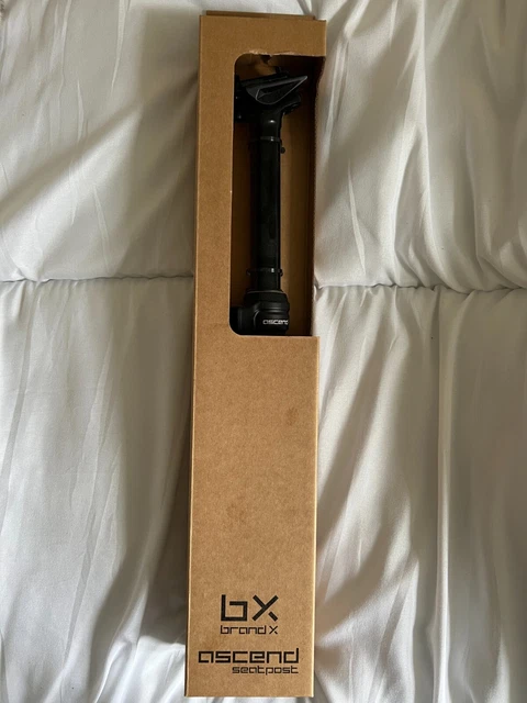 Brand-X Ascend External MTB Dropper Seatpost, Black, 31.6x400mm,125mm Drop, NEW