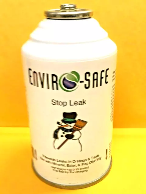 STOP LEAK, Enviro-Safe, 4 oz. CAN, USE WITH MINERAL, ESTER &  PAG OILS.