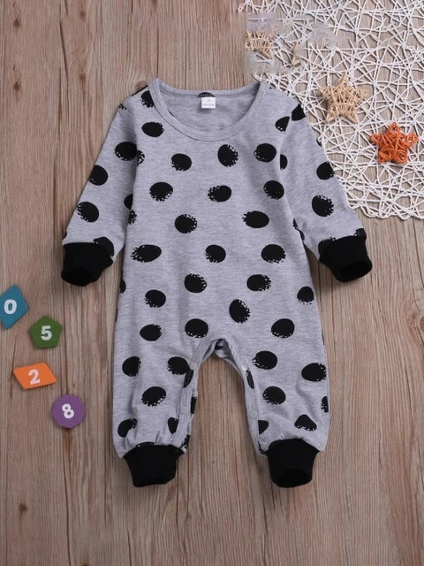 Body Neonato Pagliaccetto pigiama intero bambina bambino grigio tuta tutina B021