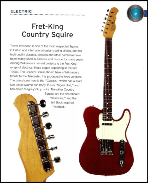 The Fret-King Country Squire & Corona 60-SP guitar 6 x 8 history article