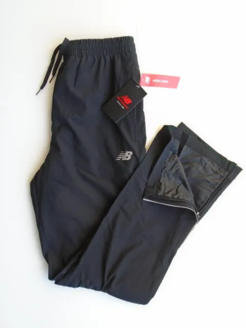 NEW BALANCE ALL Motion Mesh Lined Navy Blue Track Pants Men's Size