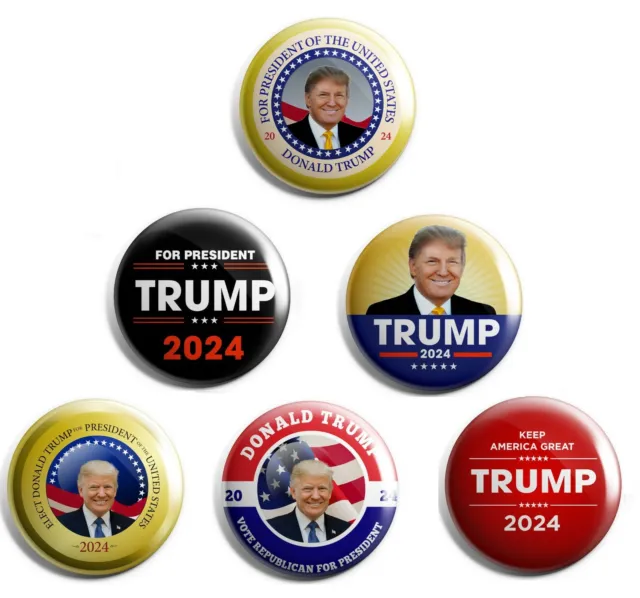 Donald Trump 2024 Campaign Button 30-Pack (DT-24-30-ALL) 2