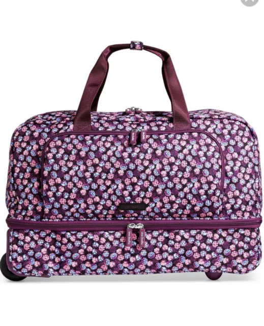 Vera Bradley WHEELED TRAVEL Carry On Bag Berry Burst New with Tag