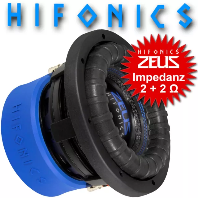 Hifonics ZRX-8D2 20cm ( 8" ) Car Bass / Subwoofer Lautsprecher 1200 W. Woofer