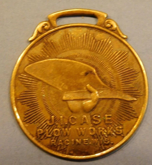 J I Case Plow Works Watch Fob S1A2-3-278