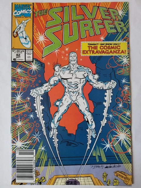 Silver Surfer Vol. 2 #42 Newsstand (Marvel Comics, 1990)