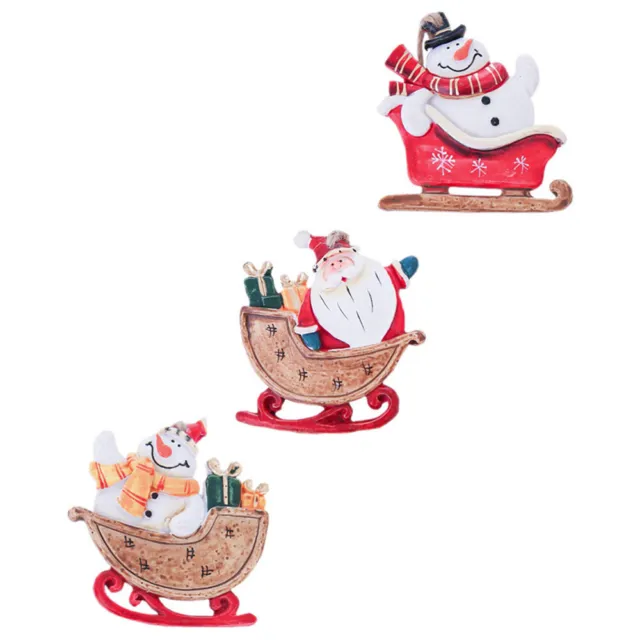3 piezas etiqueta de regalo muñeco de nieve adornos navideños decoración de oficinas hogar