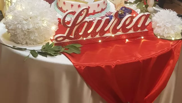 SCRITTA LAUREA IN poliuretano - Rossa elegante - Addobbi decorazioni feste  EUR 25,90 - PicClick IT
