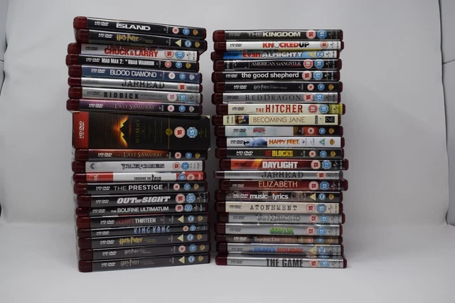 HD-DVD JOB LOT RARE TITLES various collection bundle [44 films] harry potter 1-5