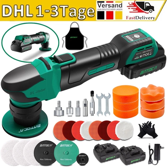 Mini Poliermaschine, Druckluft Polierer, SPTA 25mm 50mm 80mm Exzenter