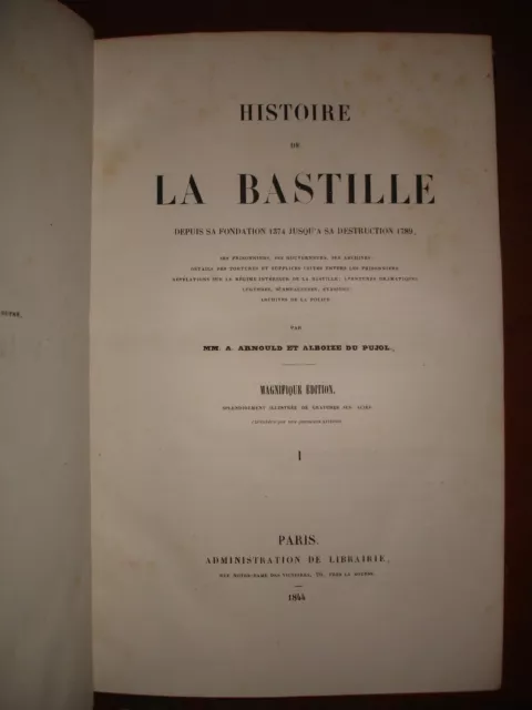 Histoire De La Bastille Et Donjon De Vincennes 1844 2
