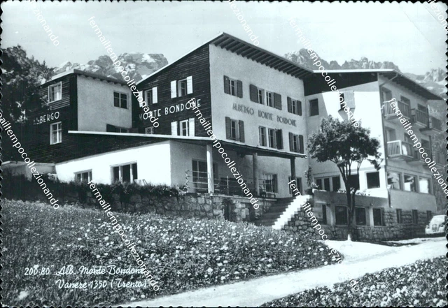 cg574 cartolina vaneze albergo monte bondone provincia di trento trentino