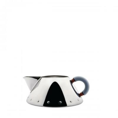 Alessi Alessi-Bombe Lattiera in acciaio inox 18/10 lucido con manico in bakelite 