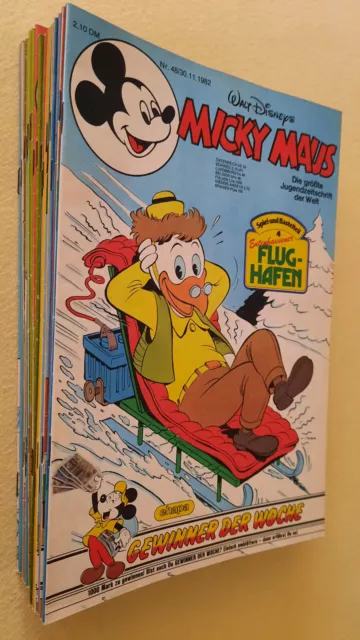 Micky Maus Hefte des Jahrgang 1982 mit Beilagen, sehr guter Zustand, zur Auswahl