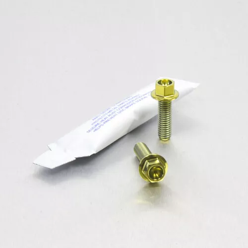 Titanium Brake & Clutch Lever Perch Pinch Bolt Kit TIBCPERCH90 Gold | Pro-Bolt