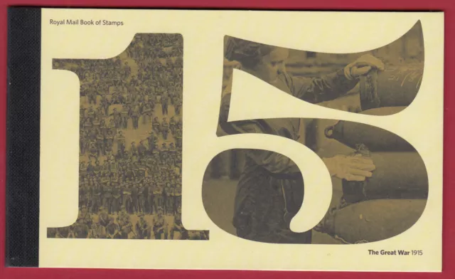 GB 2015, Royal Mail Prestige Stamp Booklet - The Great War 1915, DY13