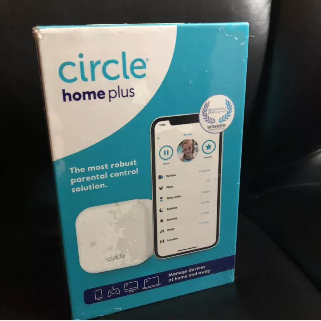 Circle Home Plus Parental Control Internet & Mobile Devices White New In Box