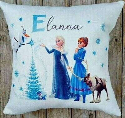 Disney Frozen Regalo, Personalizzata Cuscino, Ragazze Regalo Di Compleanno, Elsa & Anna