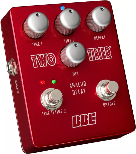 BBE Two Timer TT-2 Dual-Mode Analog Delay Guitar Effects Pedal