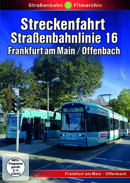 Streckenfahrt Straßenbahnlinie 16 DVD *NEU*OVP*