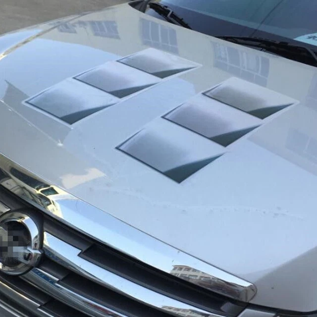 Adesivo sfiato aria 3D auto SUV parafanghi copertura universale esterno resistente caldo