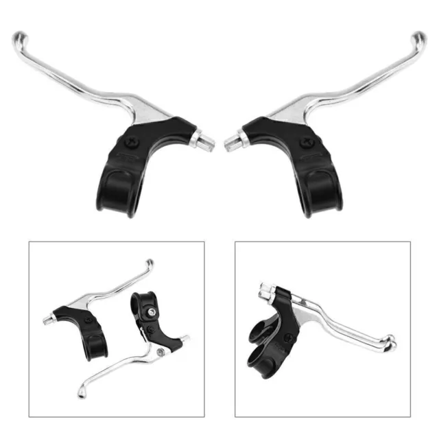 2 pcs MTB Mountain Bike Aluminum Alloy Brake Handle Lever Bicycle Brake Lever