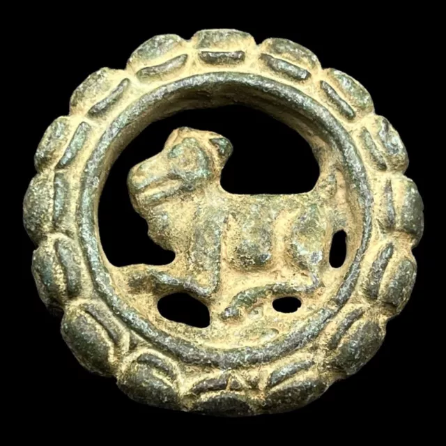 Unique Ancient Roman Bronze Wild Animal Figurine Rare Amulet
