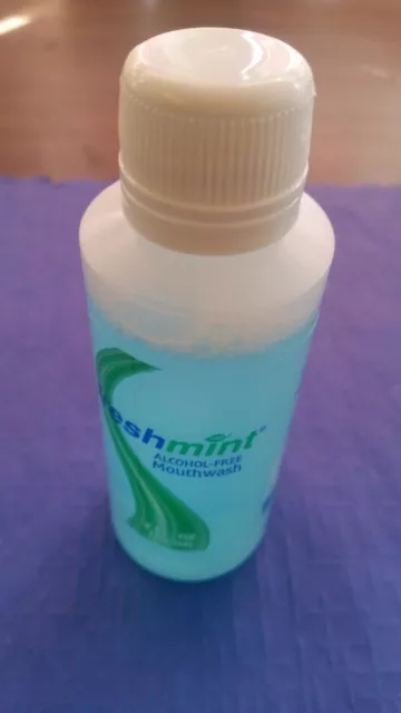 (30) Freshmint 2 Ounce Mouthwash Bottle Travel Size/Hotels/Usa Made (60 Ounces)