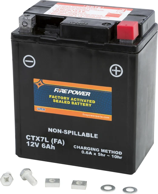 FIRE POWER CTX7L FA Sealed AGM Factory Activated Battery CTX7L FA
