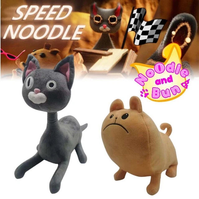 NOODLE AND BUN Plush Toy Soft And Cuddly Cartoon Cat And Dog Doll Kids